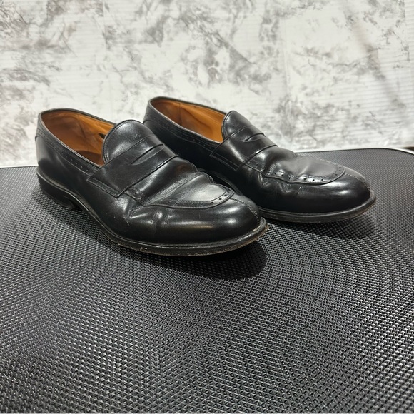 Allen Edmonds Black Glenfield penny loafer 9.5D - Picture 1 of 10